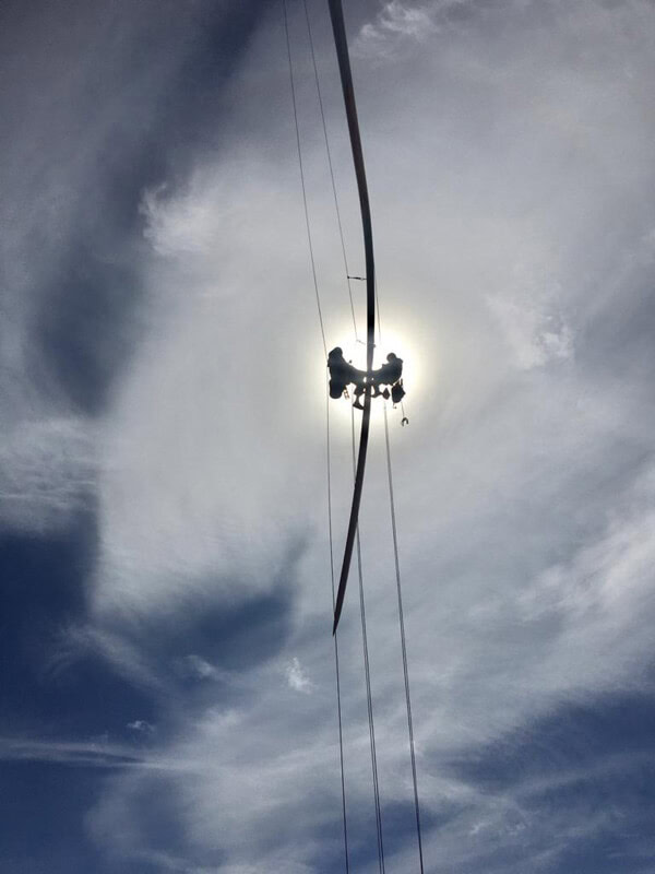 Reparatur Windkraftanlage - Meister im Seil GmbH - Industriekletterer Hamburg