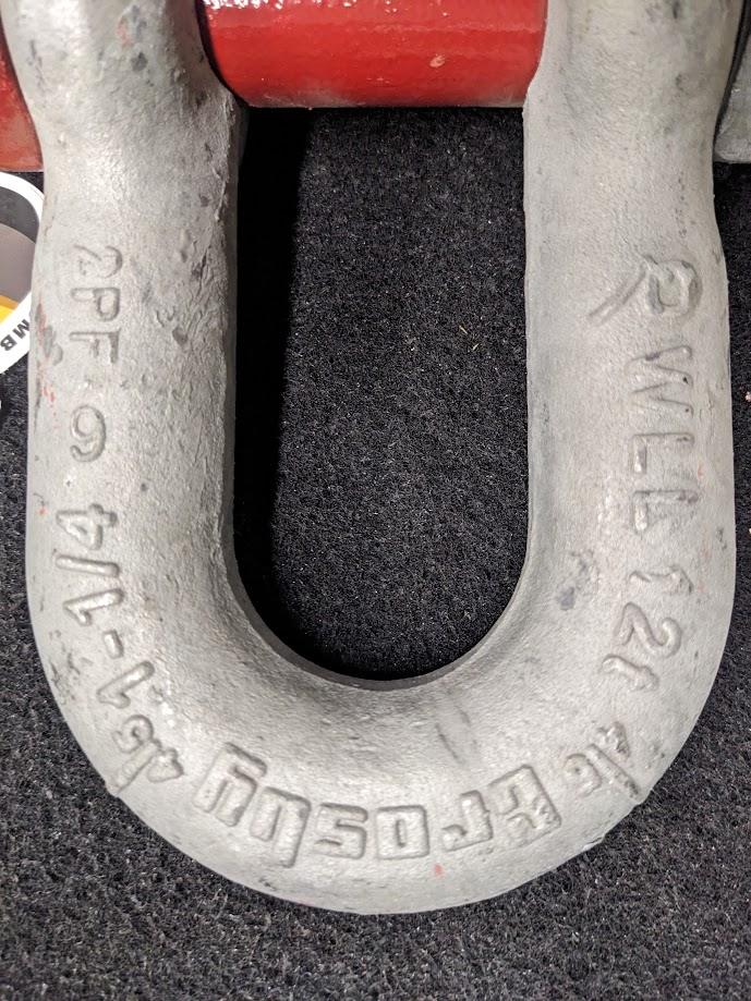12T Crosby Bolt Type Chain Steel Shackle - Image 6