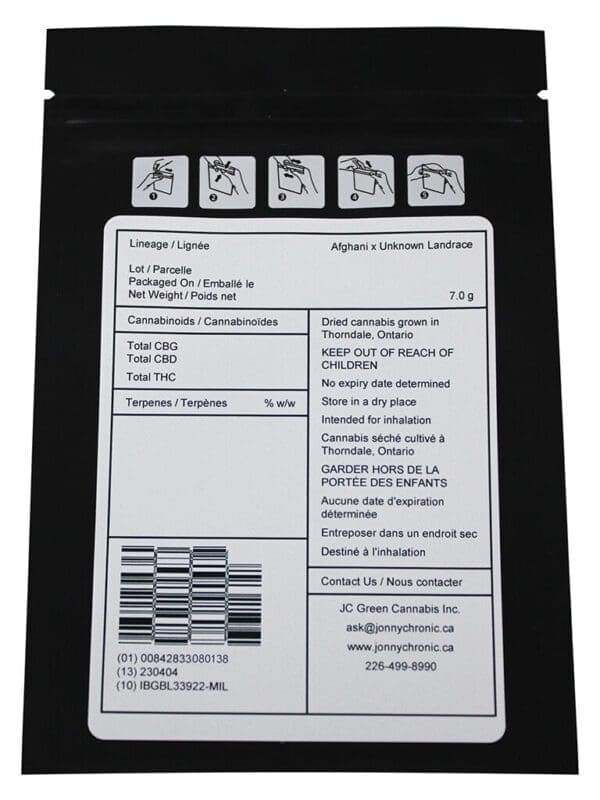Jonny Chronic Reefer-Ready Indiana BG 7g Montrose Cannabis
