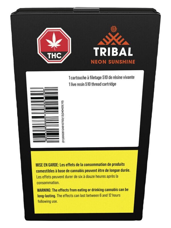 Tribal Neon Sunshine Live Resin 1g 510 Montrose Cannabis