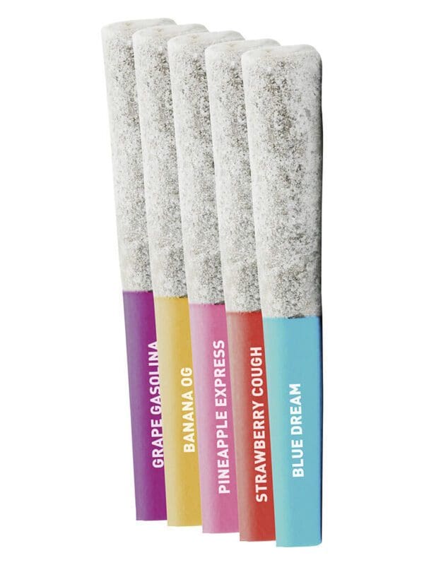 Claybourne Flyers Frosted Infused Variety Pack Pre-Rolls 5x0.5g Montrose Cannabis
