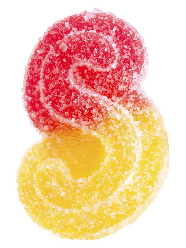 SOURZ Fully Blasted Strawberry Mango Gummy 1x10mg Montrose Cannabis