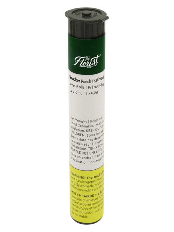 The Florist Sucker Punch Pre-Rolls 3 Pack Sativa Montrose Cannabis
