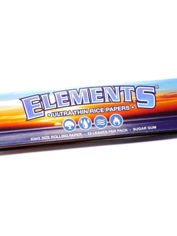 Elements Thin Rice Rolling Papers <br>King Size