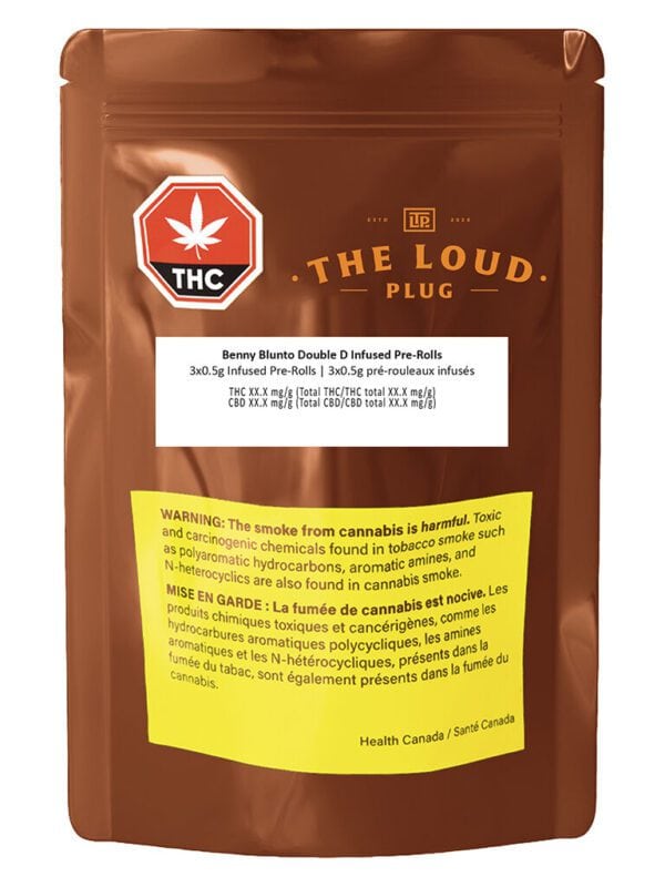 Benny Blunto Double D Shatter Infused Pre-Rolls 3 Pack