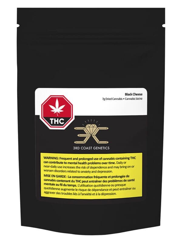 black cheese 7g indica 3rd coast genetics