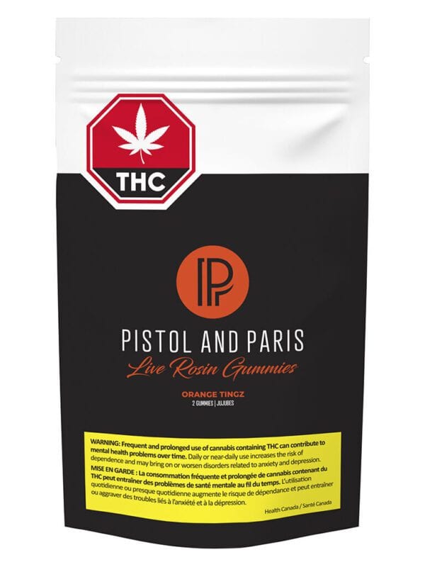 Orange Tingz Live Rosin Soft Chews 2 Pack