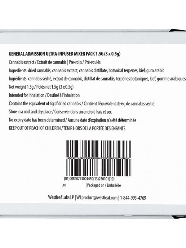 Mixer Pack Diamond Infused Pre-Rolls 3 Pack by General Admission