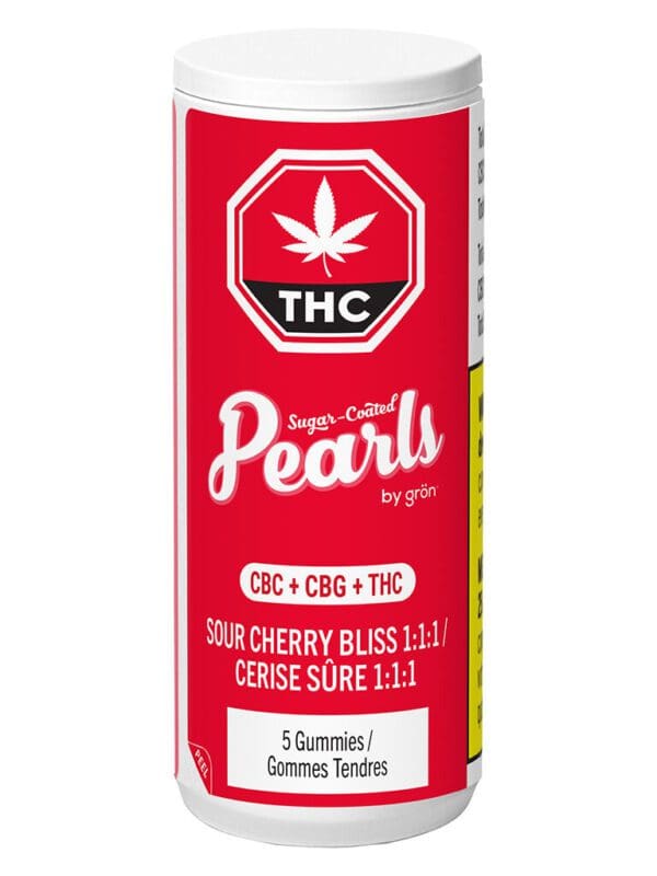 Sour Cherry Bliss 1:1:1 5 Pack Soft Chews by Pearls