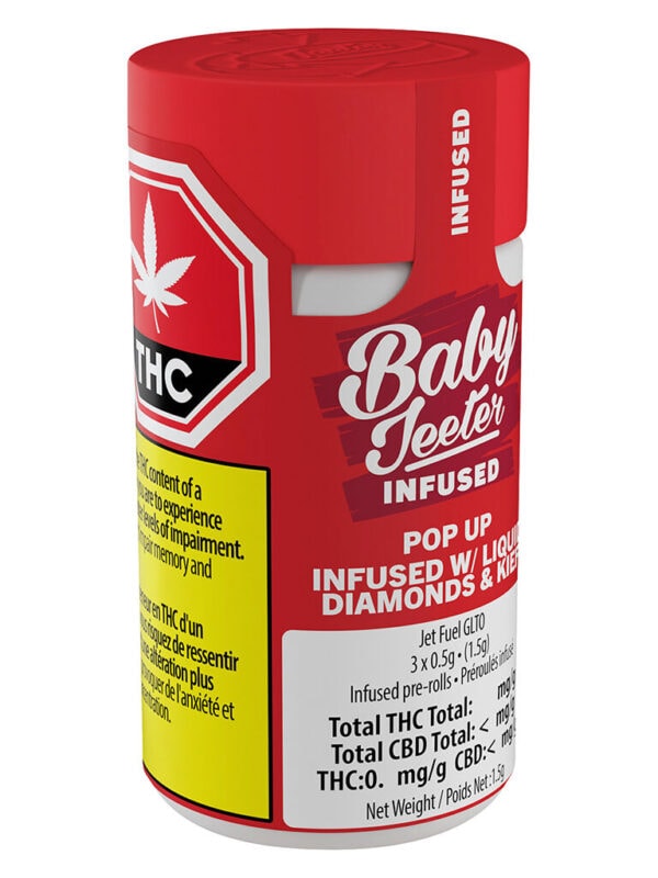 Baby Jeeter Infused Pop Up Pre-Rolls 3 Pack by Jeeter