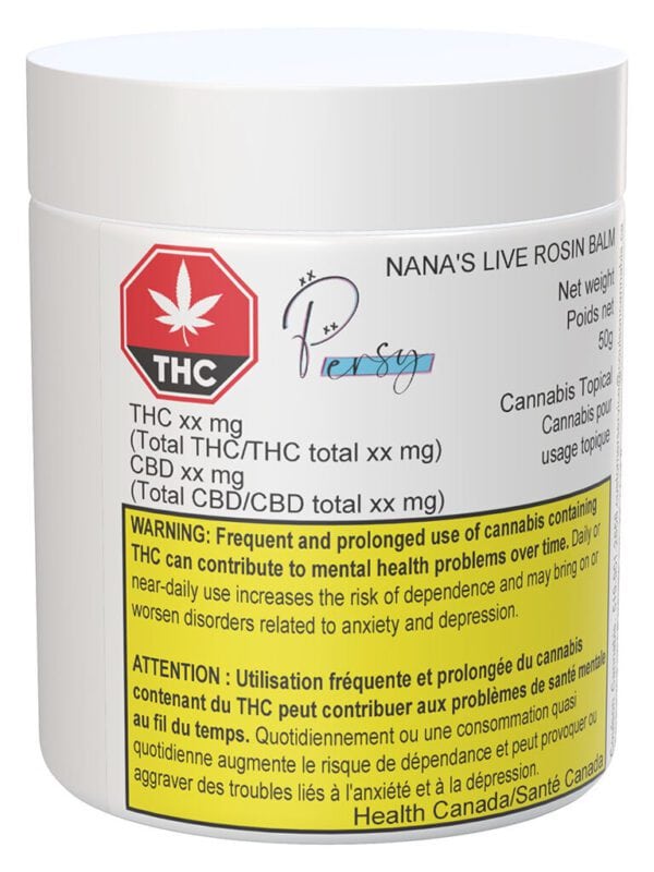 Nana's Live Rosin Balm by Persy