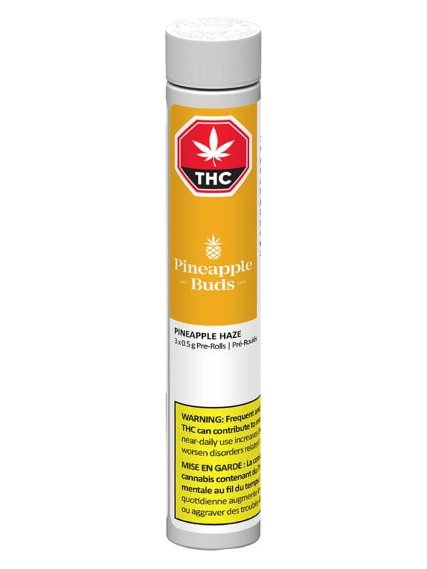 Pineapple Haze Pre-Rolls 3 Pack by Pineapple Buds