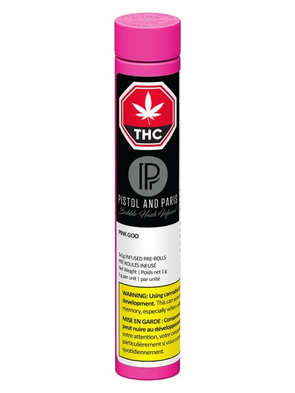 Pink Goo Bubble Hash Infused Pre-Roll Single by Pistol and Paris
