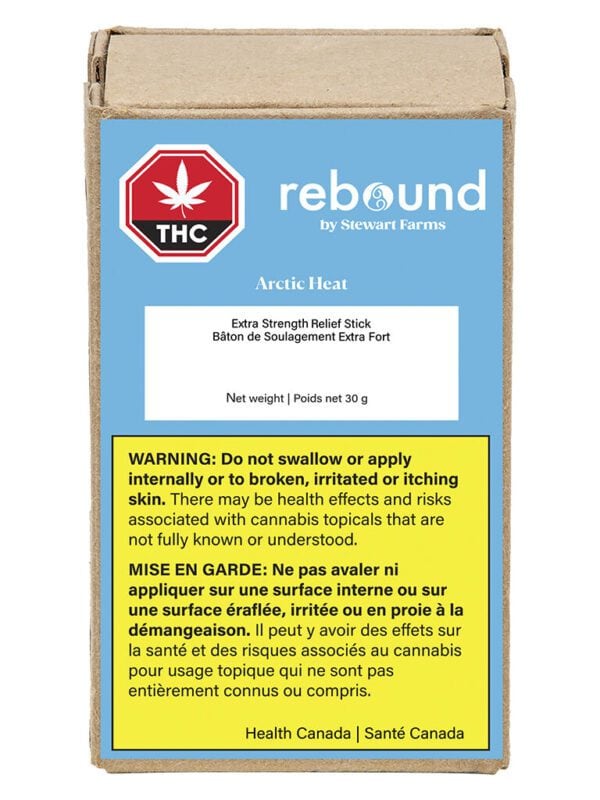 Arctic Heat Extra Strength Relief Stick 30g by Rebound by Stewart Farms