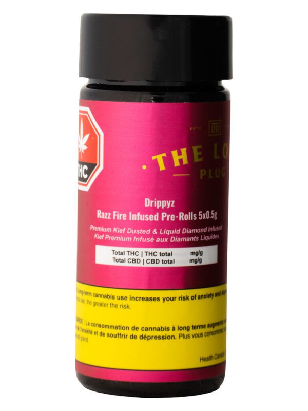 Drippyz Razz Fire Infused Pre-Rolls The Loud Plug