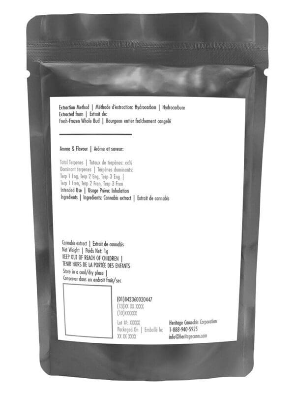 House Live Resin OG Gas Series 1g by Hotbox