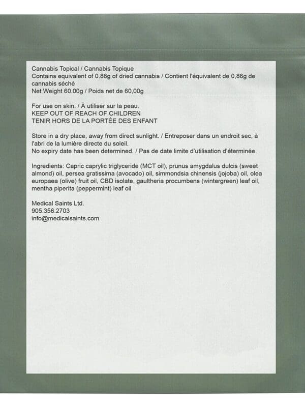 Relieve CBD Roll-On Serum 60g by Sensitiva