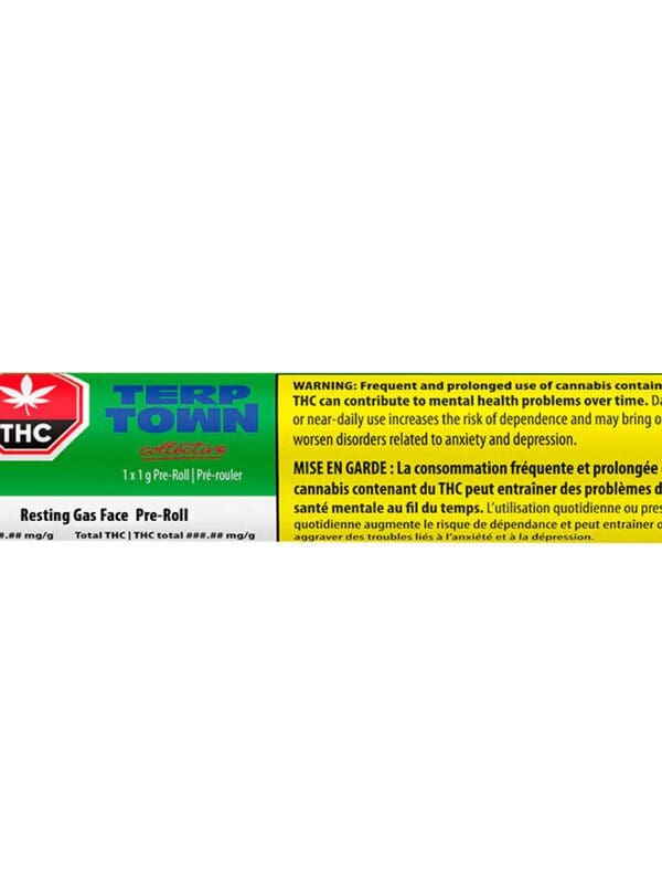 Resting Gas Face Pre-Roll Single by Terp Town Collective