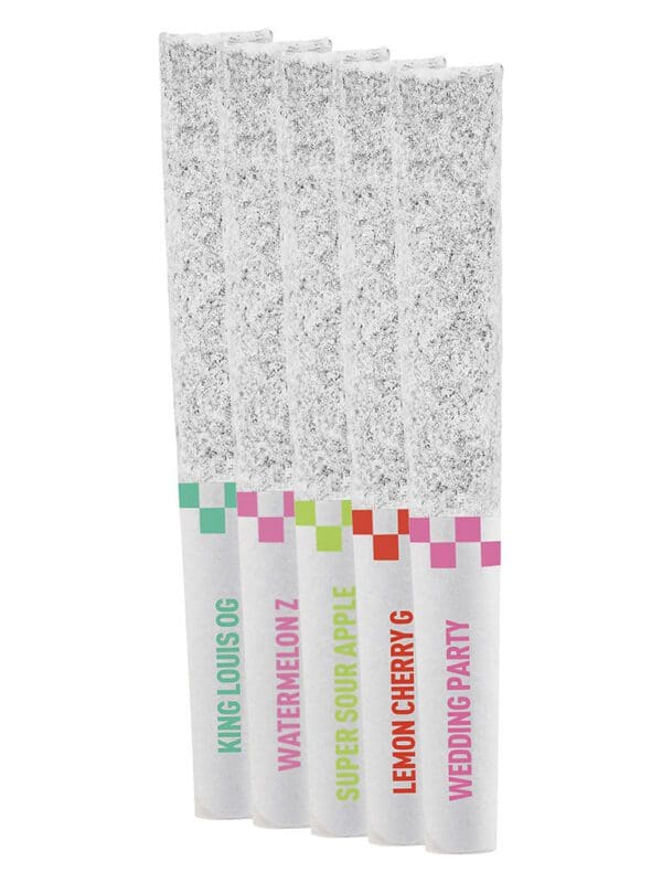 Flyers Frosted Infused Flight Pack Pre-Rolls 5 Pack by Claybourne