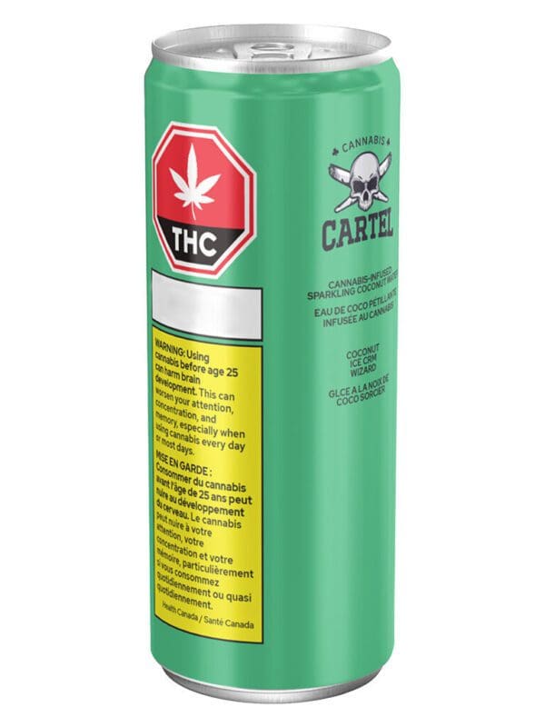 Coconut Ice Crm Wizard Soda 355ml by Cannabis Cartel