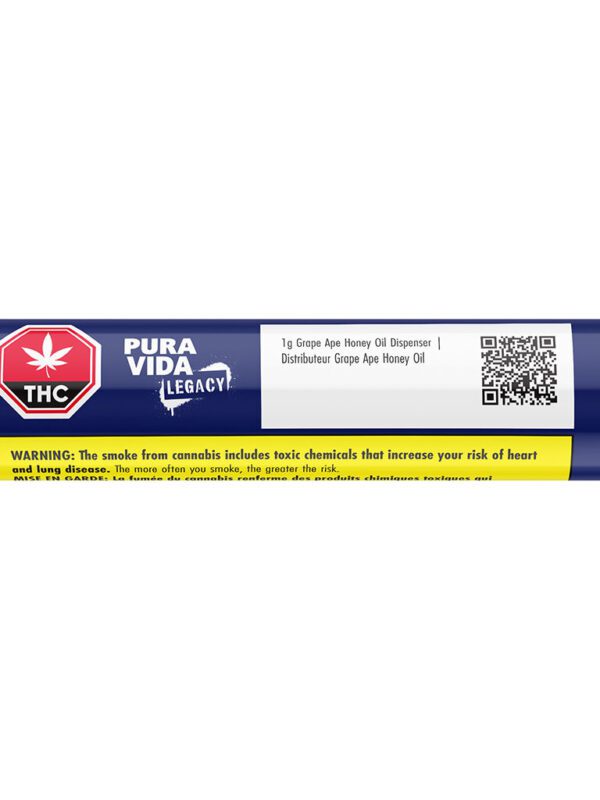 Grape Ape Honey Oil Dispenser 1g by Pura Vida