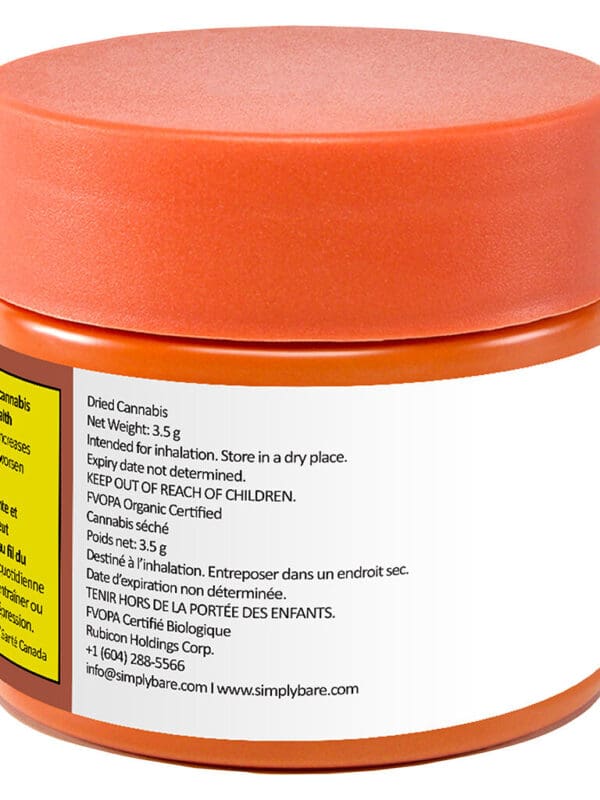 BC Organic Lime Drizzle 3.5g Simply Bare Indica Montrose Cannabis