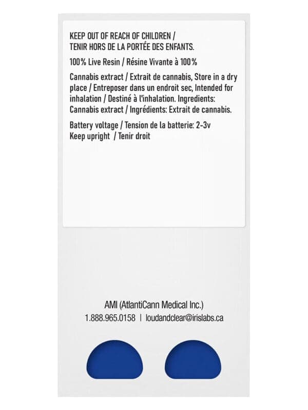 Cherry Bang Bang Live Resin 510 1g IRIS Labs Sativa Montrose Cannabis