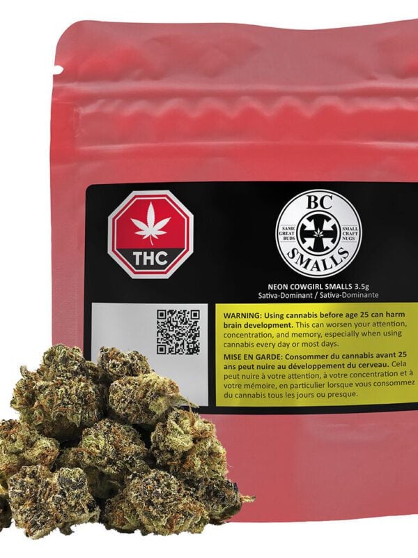 Neon Cowgirl Smalls 3.5g BC Smalls Sativa Montrose Cannabis