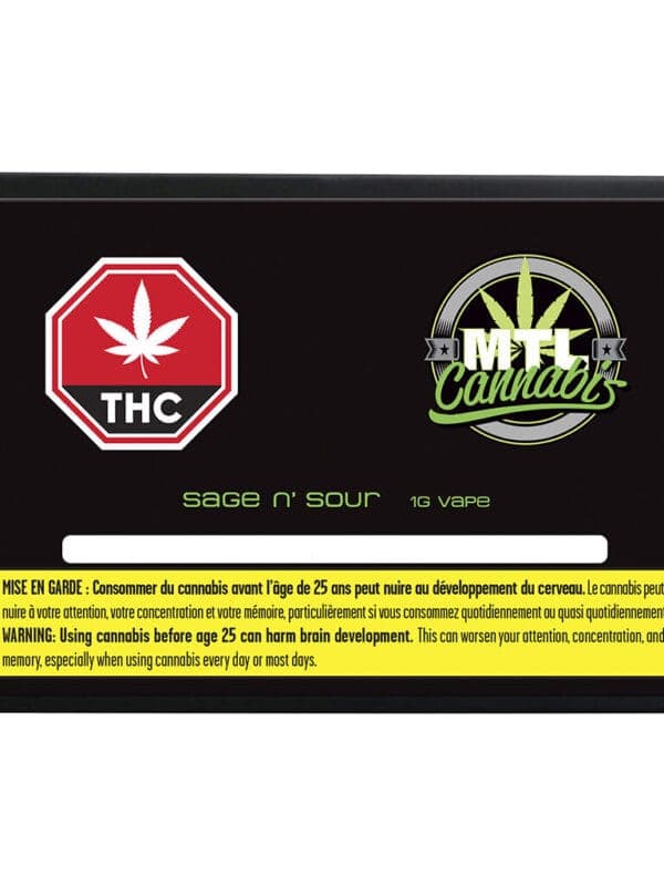 Sage n' Sour Live Resin 510 1g MTL Cannabis Sativa Montrose Cannabis