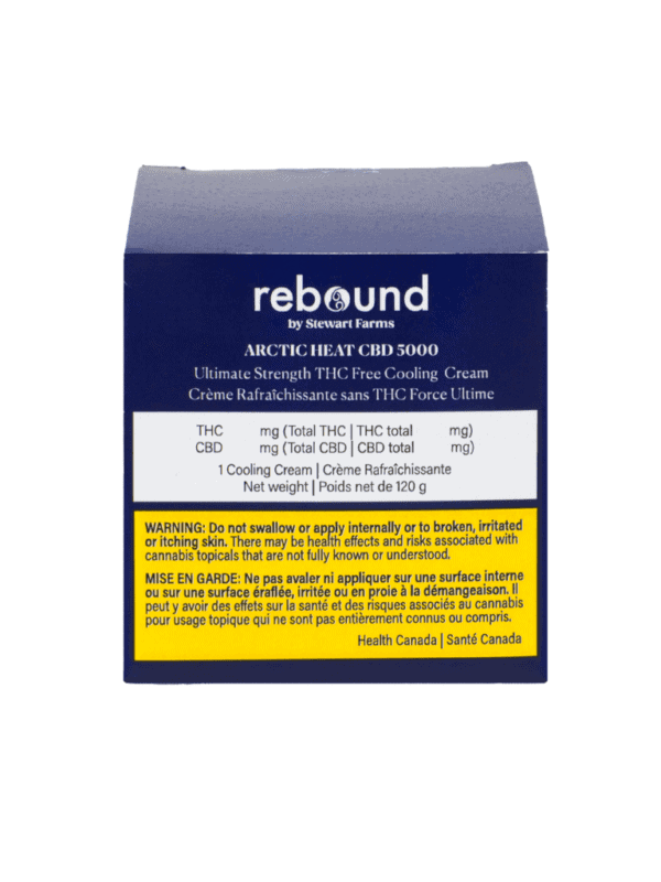 Arctic Heat 5000 CBD Ultimate Strength Cooling Cream 120g