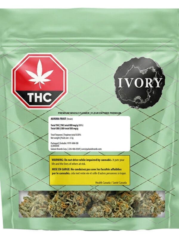 Aurora Frost 7g hybrid Ivory Montrose Cannabis