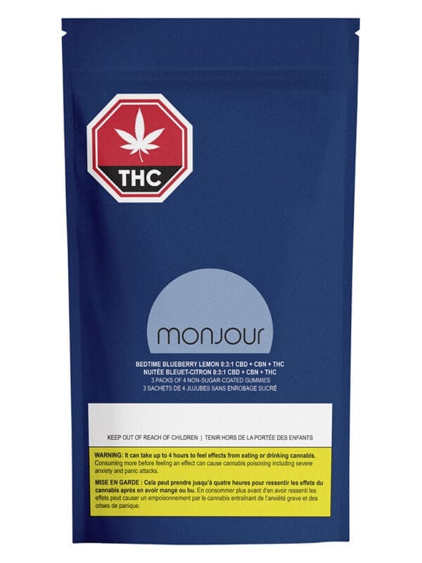 Bedtime Blueberry Lemon Multi Pack 12 Pack Soft Chews Indica Montrose Cannabis