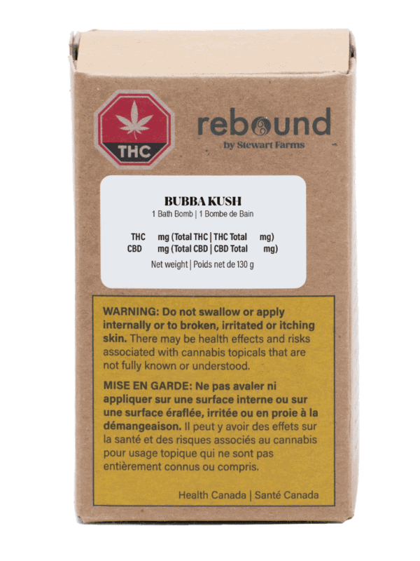 Bubba Kush Bath Bomb 130g Stewart Farms