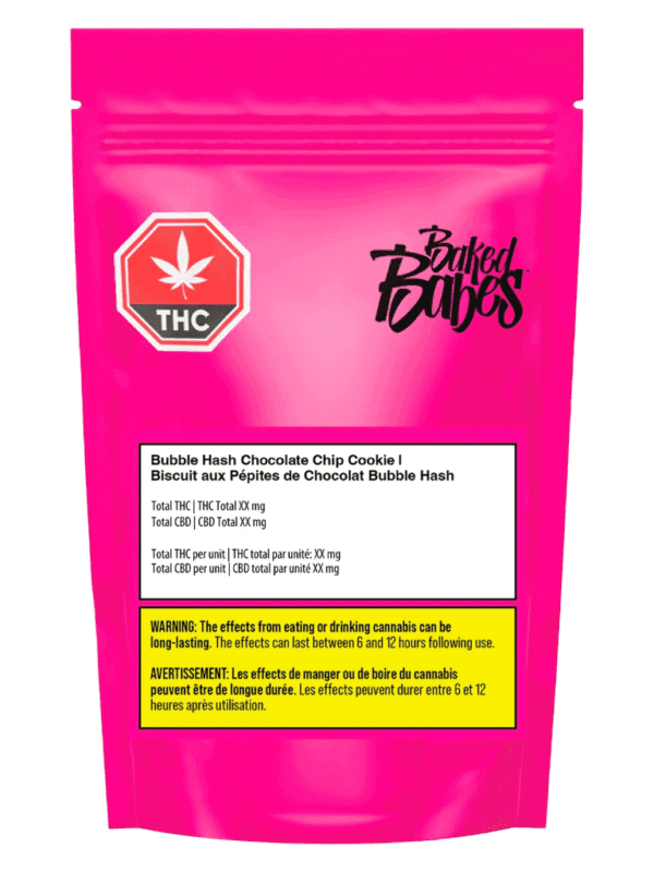 Bubble Hash Chocolate Chip Cookie 2 Pack Baked babes Montrose Cannabis