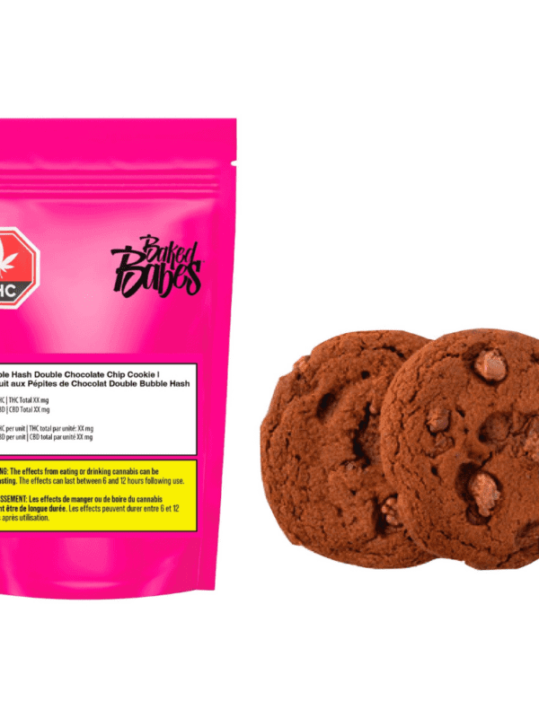 Bubble Hash Double Chocolate Chip Cookie Baked Babes 2 Pack Montrose Cannabis