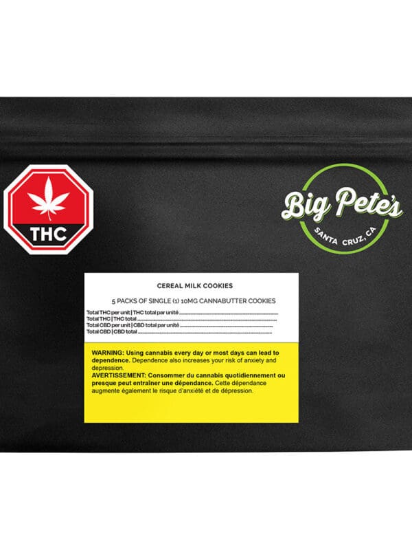 Cereal Milk Cookies 5 Pack Big Pete's Treats Montrose Cannabis