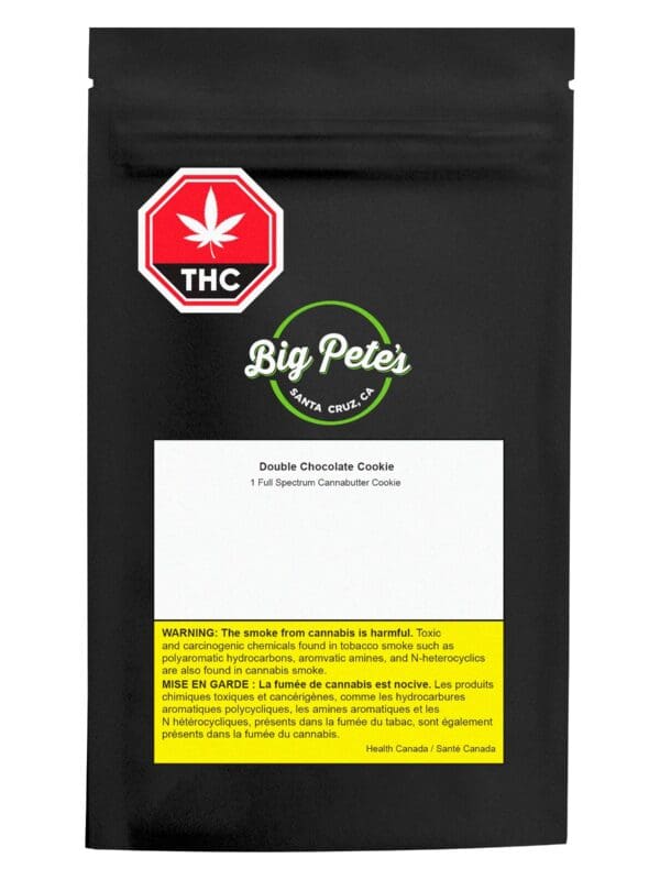 Double Chocolate Cookie 1 Pack Big Pete's Treats Montrose Cannabis
