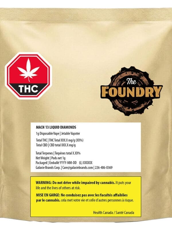 Mach 13 Liquid Diamonds Disposable Vape 1g