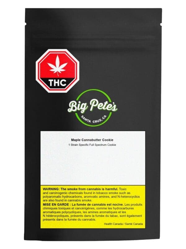 Maple Cannabutter Cookie 1 Pack Big Pete's Treats Montrose Cannabis
