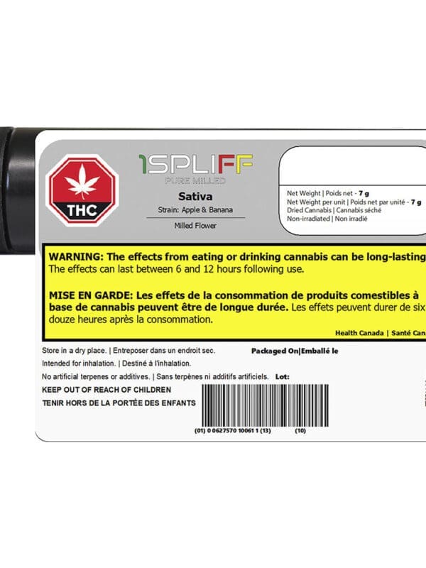 Sativa Milled 7g 1Spliff Montrose Cannabis