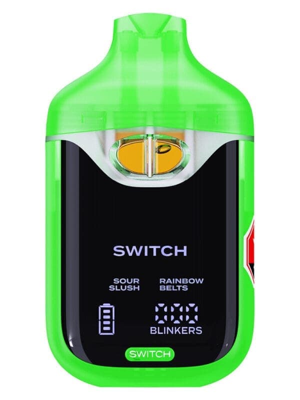 Switch 95+ Digital Diamonds Sour Slush : Rainbow Belts 1g AIO sativa Montrose Cannabis