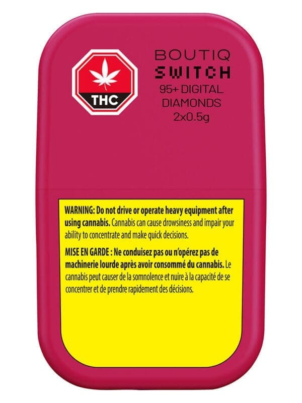 Switch 95+ Digital Diamonds Strawberry Jam : French Toast 1g AIO sativa Montrose Cannabis