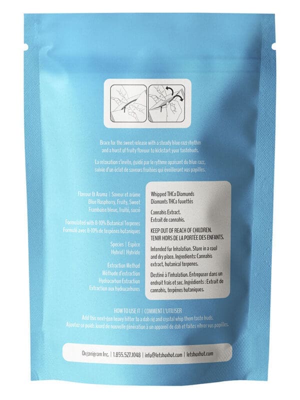 Code Blue Whipped Diamonds 1.2g BoxHot Hybrid Montrose Cannabis
