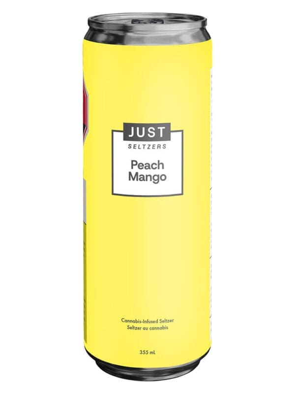 Peach Mango 355ml Just Seltzers Montrose Cannabis