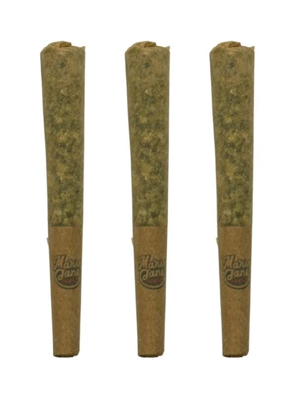 Headstone Cannabis BLK DIMD Infused Pre-Rolls 3 Pack 3x0.5g showing the premium packaging and craft cannabis quality.