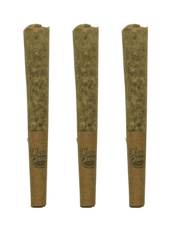 Headstone Cannabis BLK DIMD Infused Pre-Rolls 3 Pack 3x0.5g showing the premium packaging and craft cannabis quality.