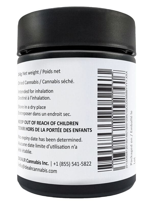 Baccarat 14g premium cannabis flower by DEALR, available for local delivery from Montrose Cannabis.