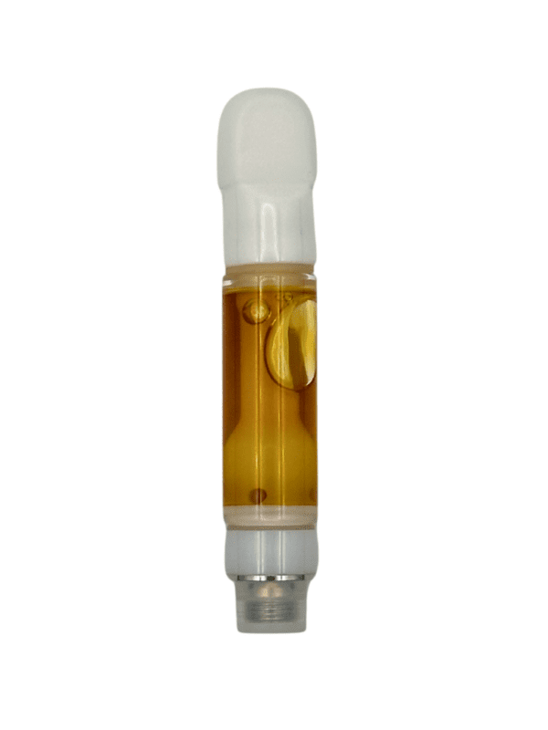 Headstone Cannabis Black Eden Cured Resin Vape 1g Rotating Indica showing the premium hardware and golden craft extract quality.