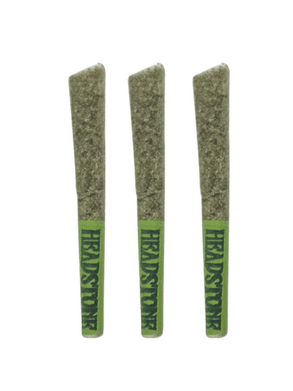 Headstone Cannabis Flawless Clarity Infused Pre-Rolls 3x0.5g showing the premium packaging and craft cannabis quality.