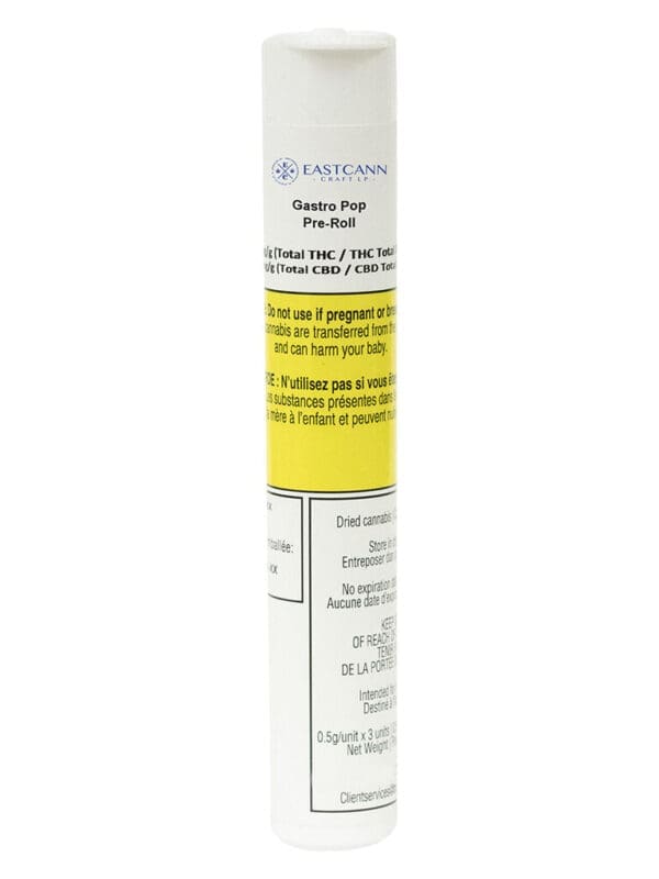 EastCann Gastro Pop 3 Pack Pre-Rolls Indica 1.5g Apples and Bananas Cross